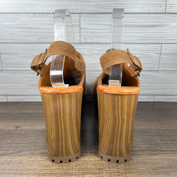 Jessica Simpson Tiarah Block Heel Clogs Women’s Brown Shoes - Women’s Size 9 (M) - Picture 7 of 9